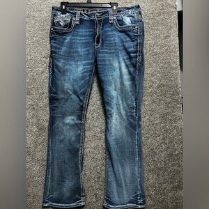 Rock Revival Blue Boot Cut Jeans